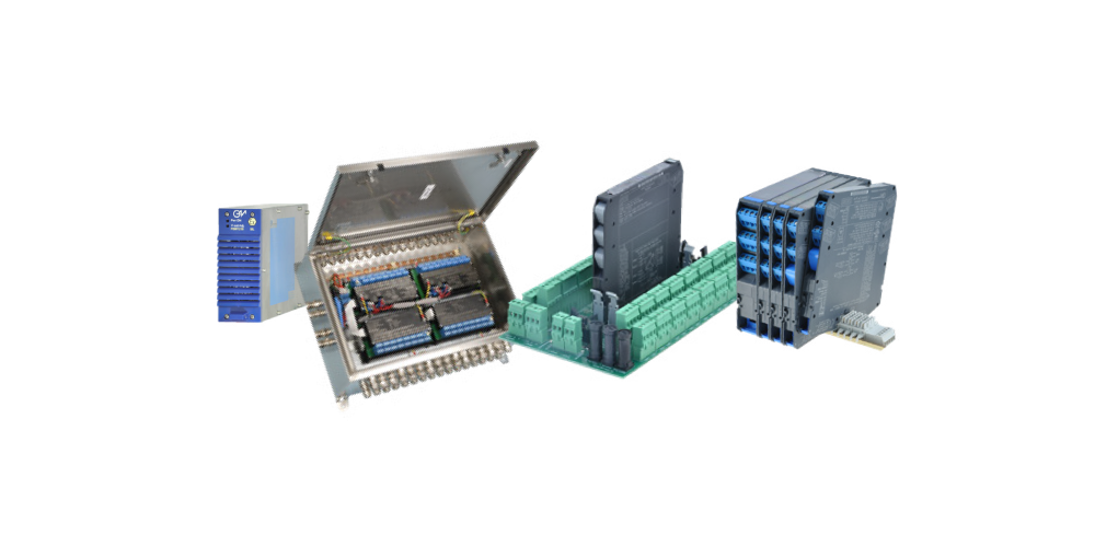 Intrinsically safe instrument interfaces.